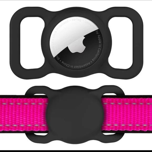 3 back Silicone Protective Case for ​Airtag Dog Collar Holder Anti-Lost Locato - Picture 4 of 7